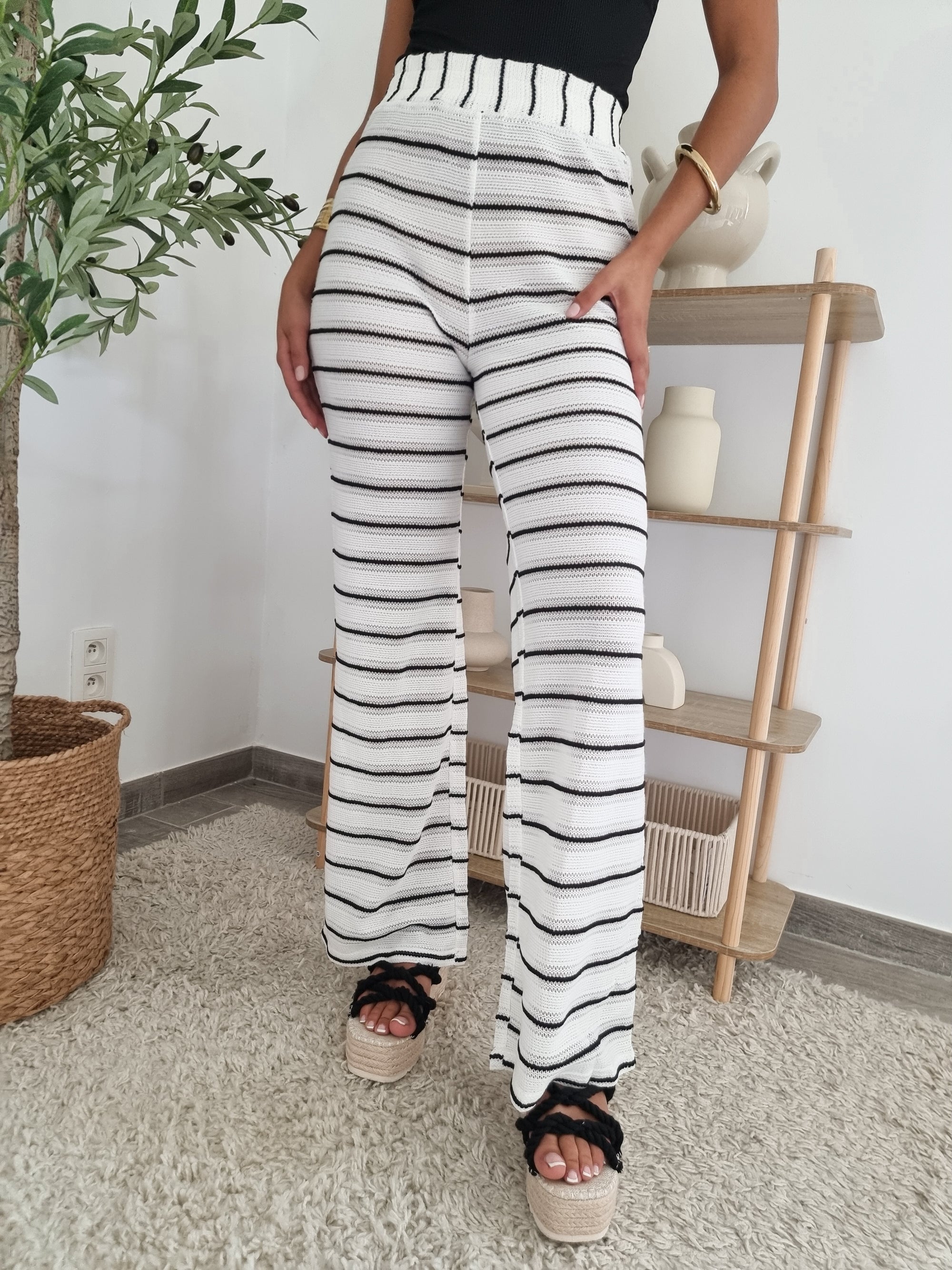 Pantalon ligné