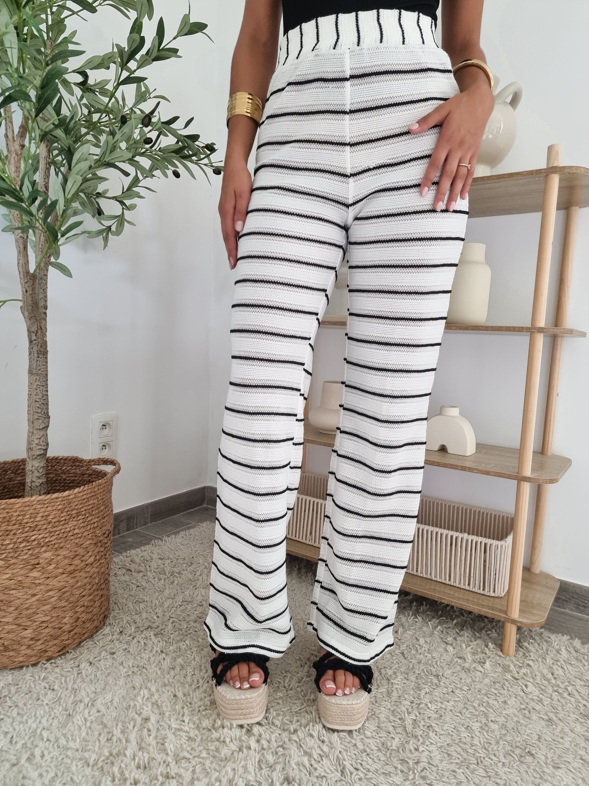 Pantalon ligné