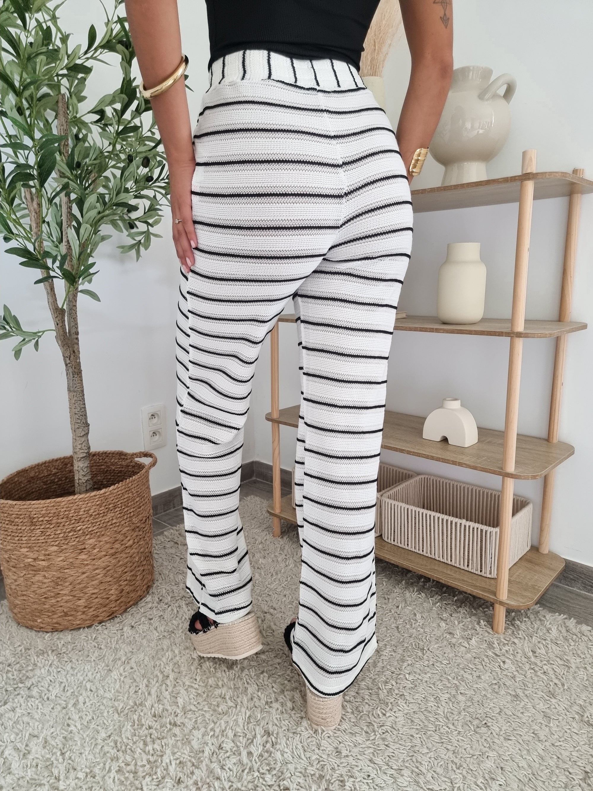 Pantalon ligné