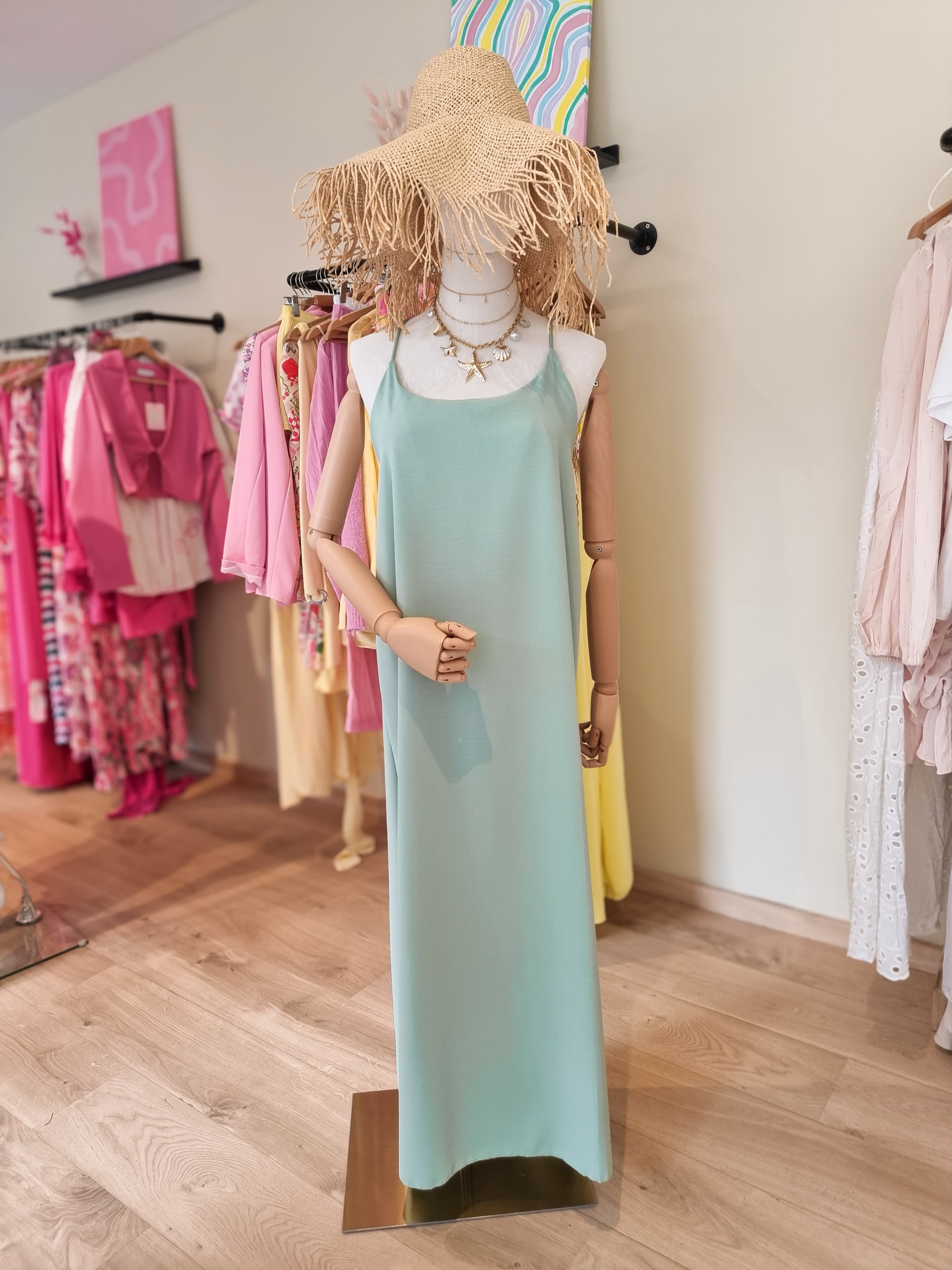 Robe Lola vert eau