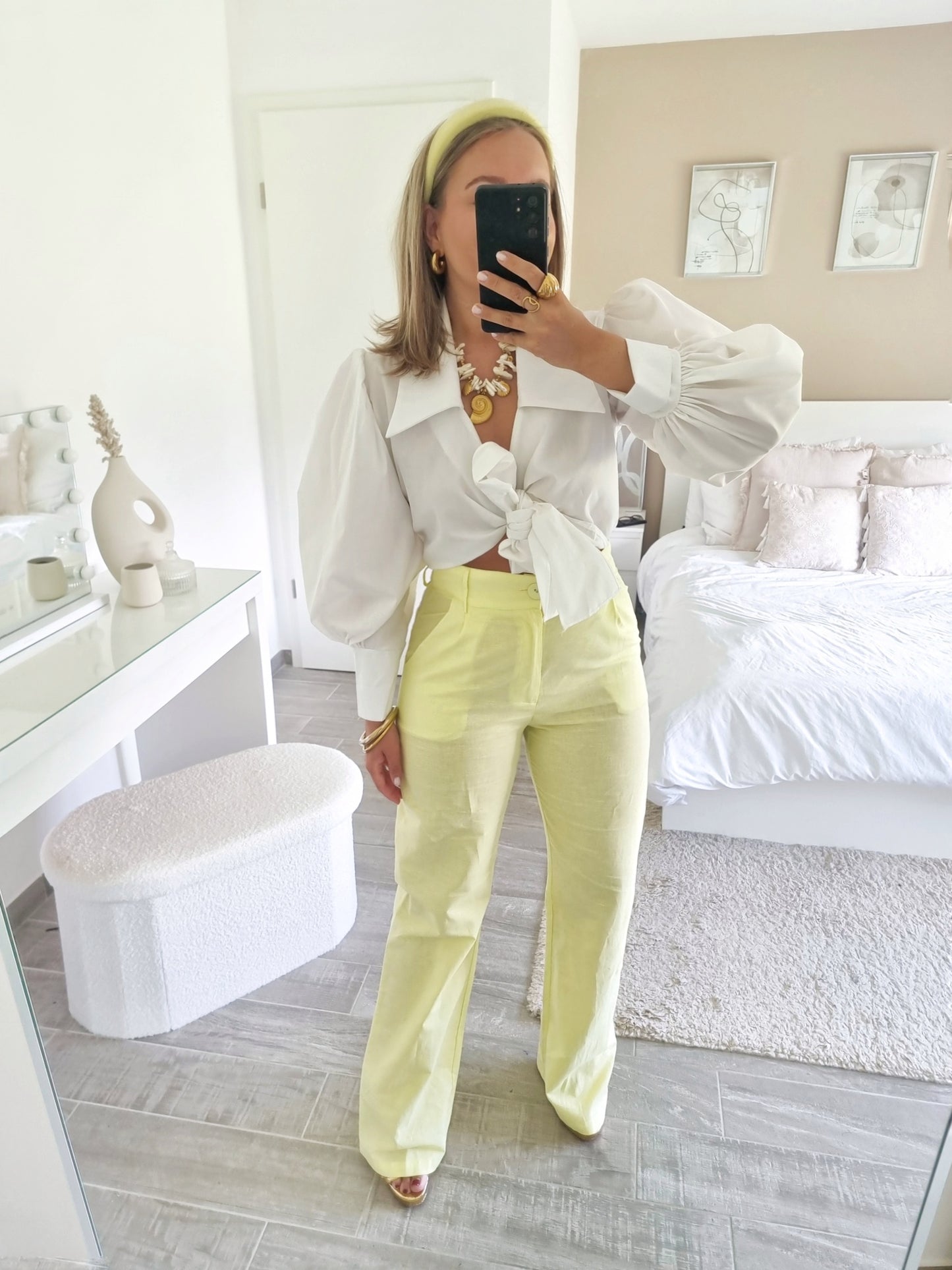 Pantalon lin