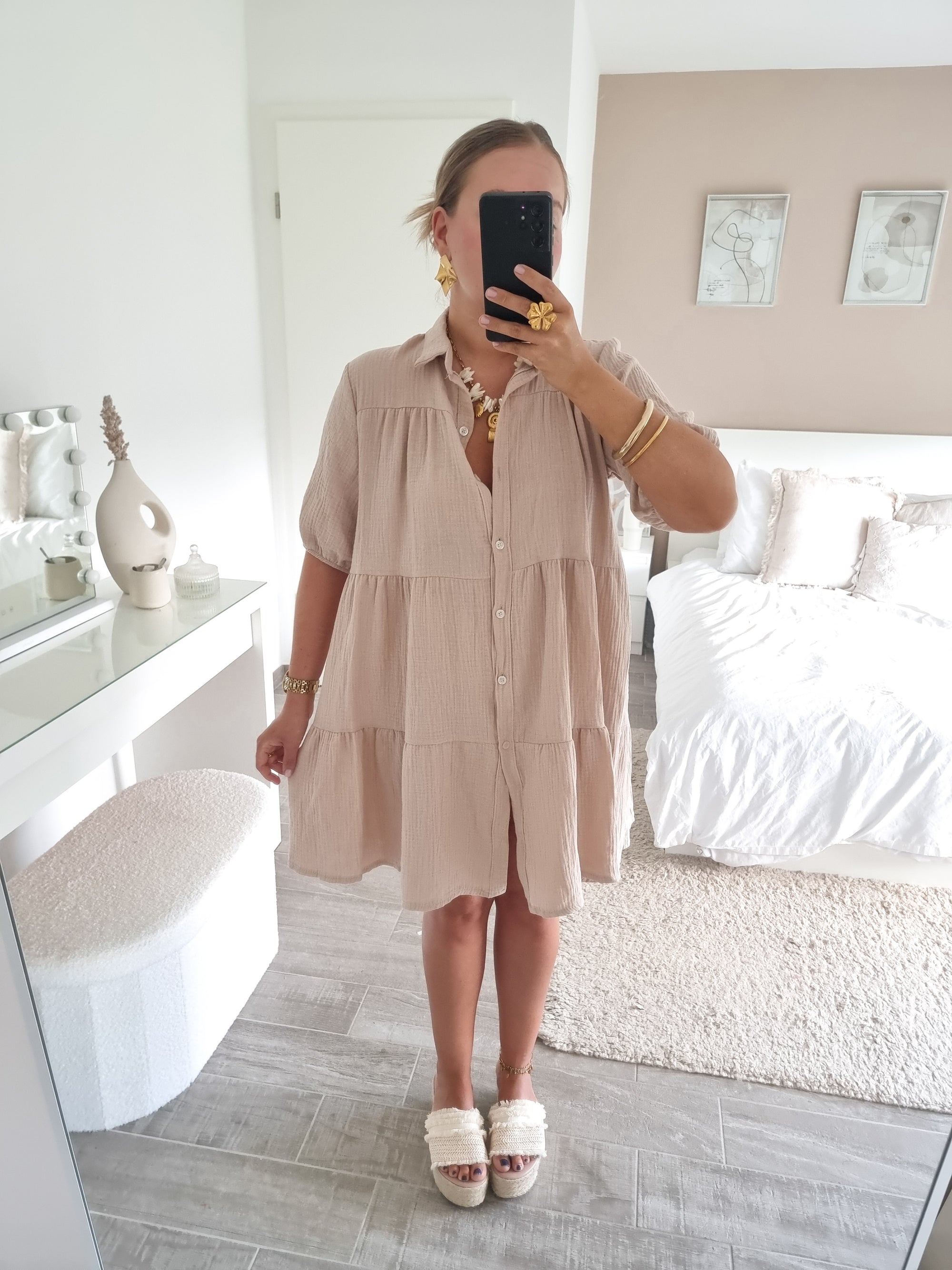 Robe gaze coton