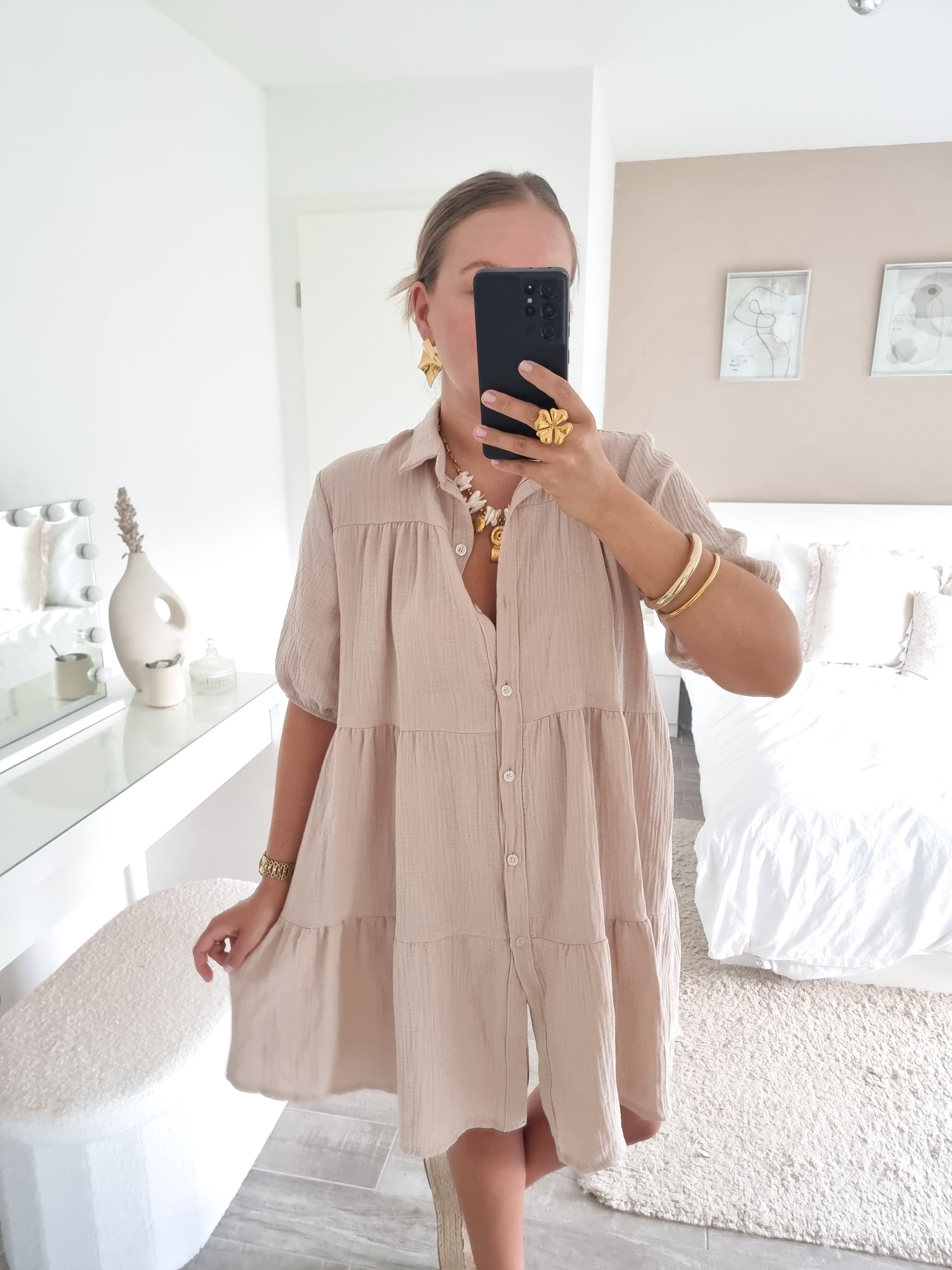 Robe gaze coton