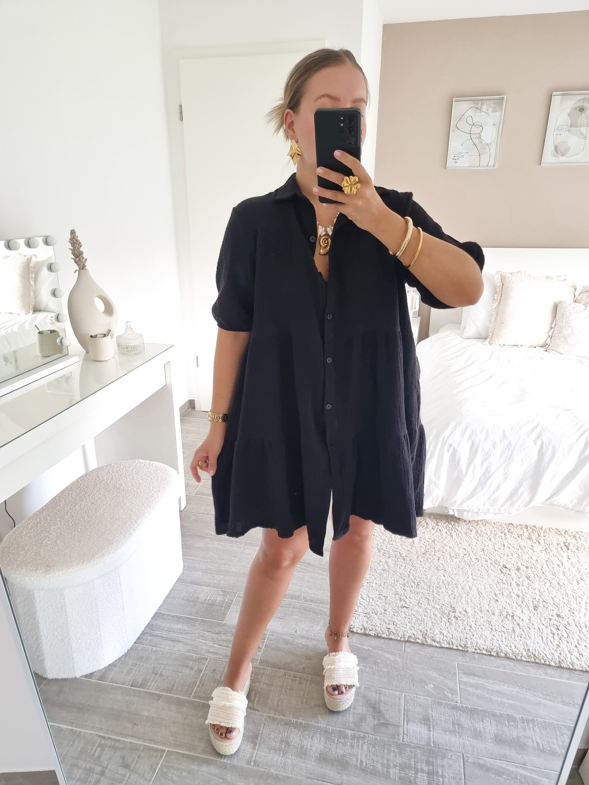 Robe gaze coton