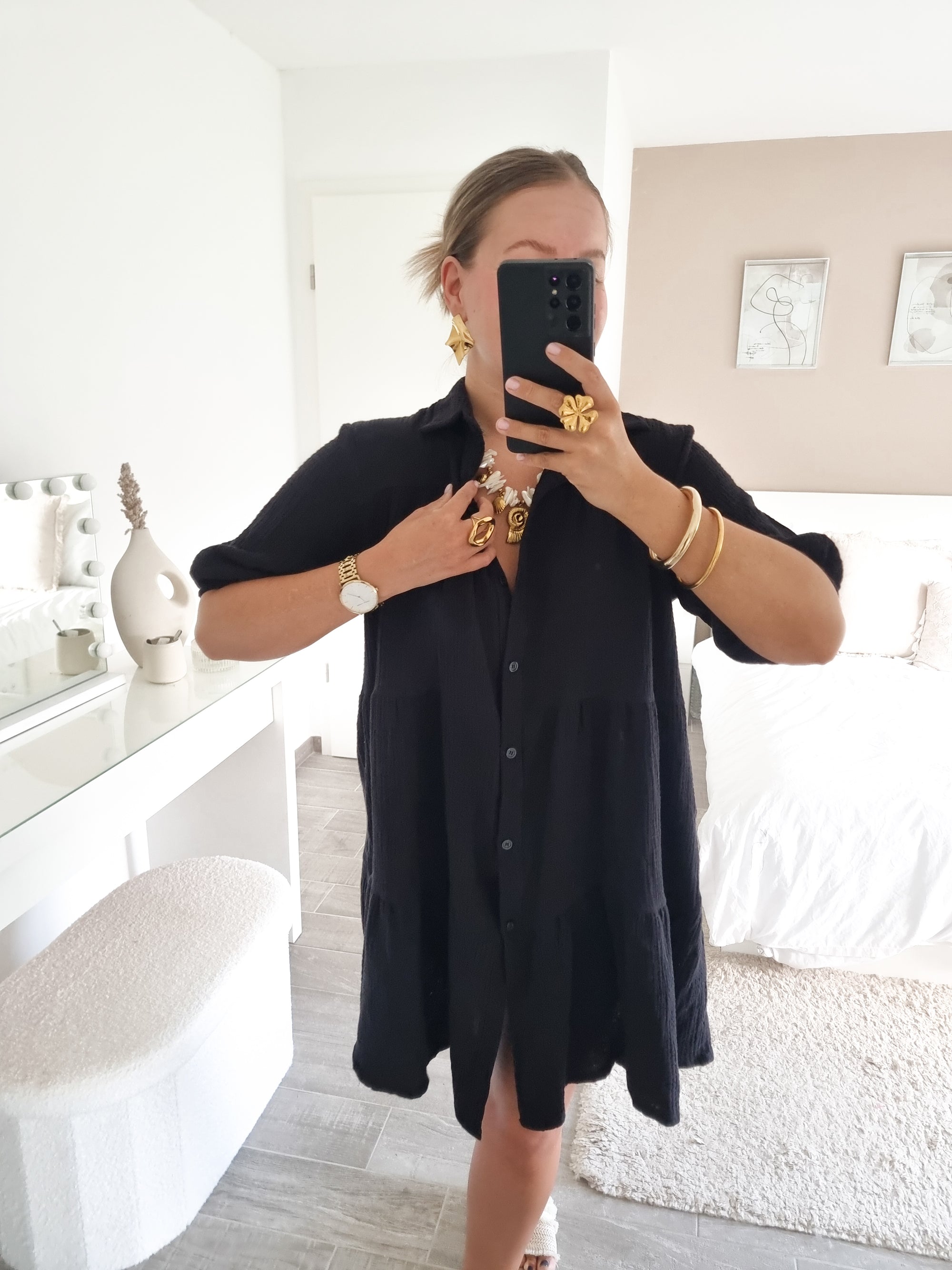 Robe gaze coton