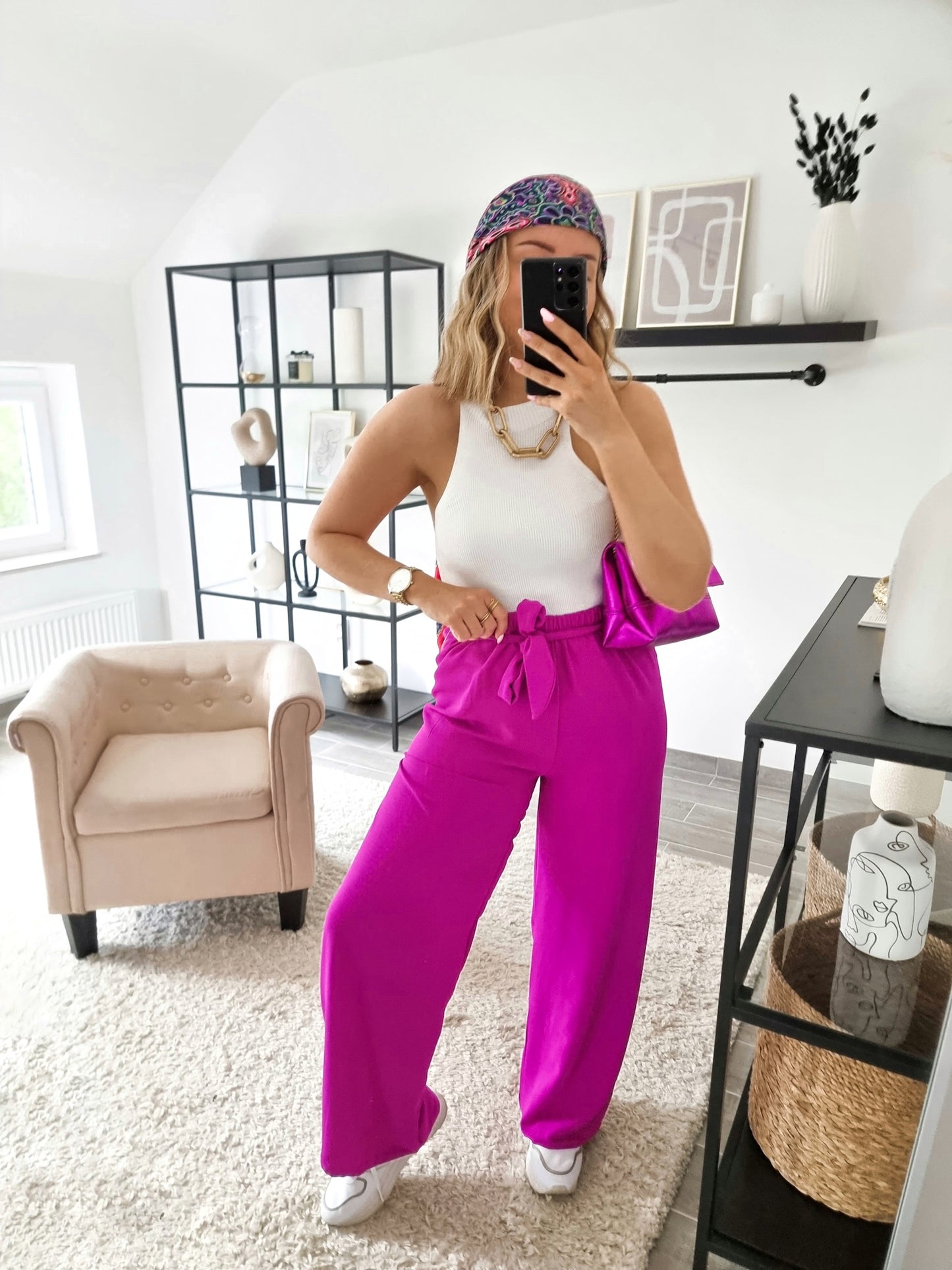 Rita purple pants