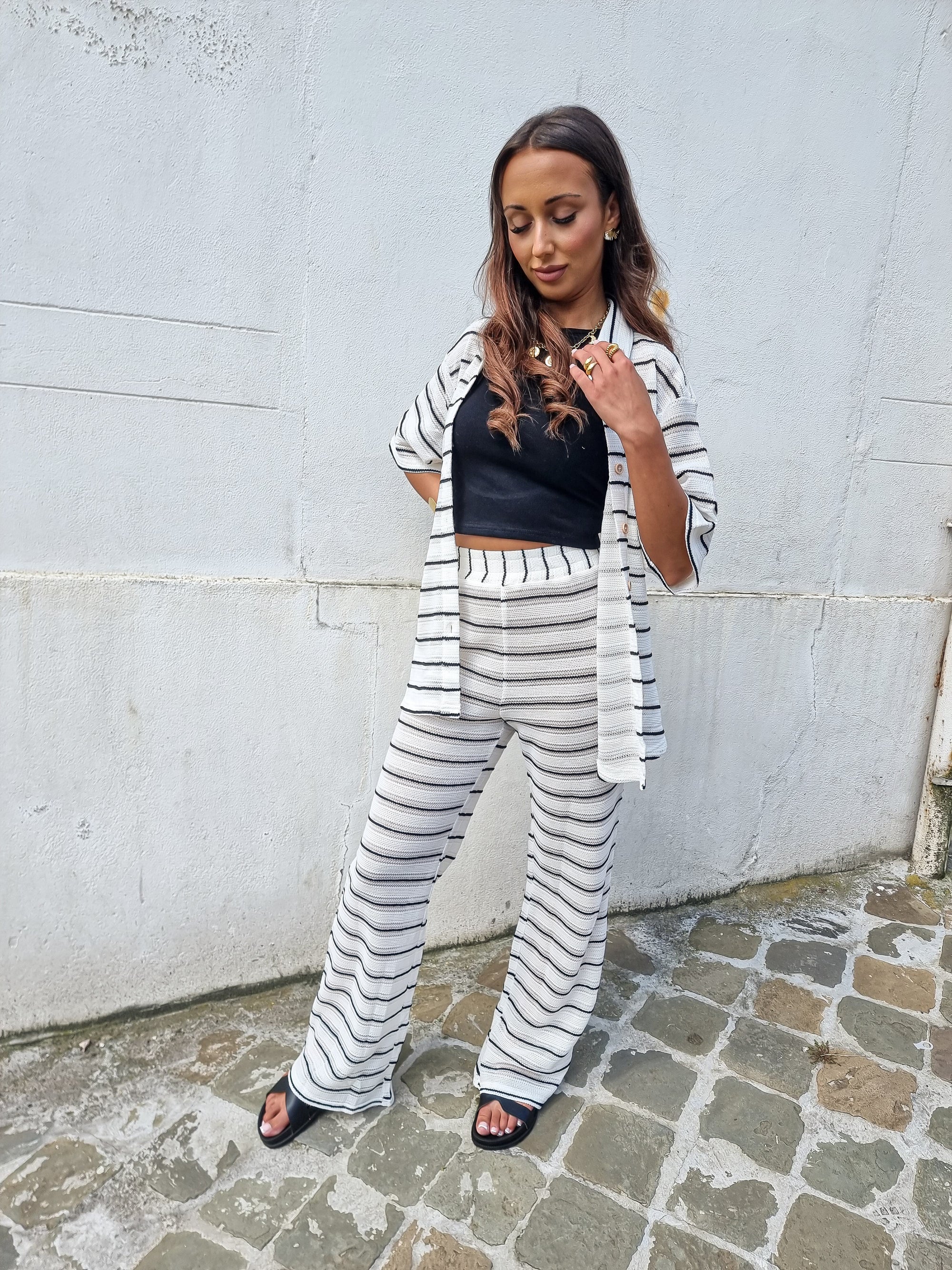 Pantalon ligné PRÉ-COMMANDE
