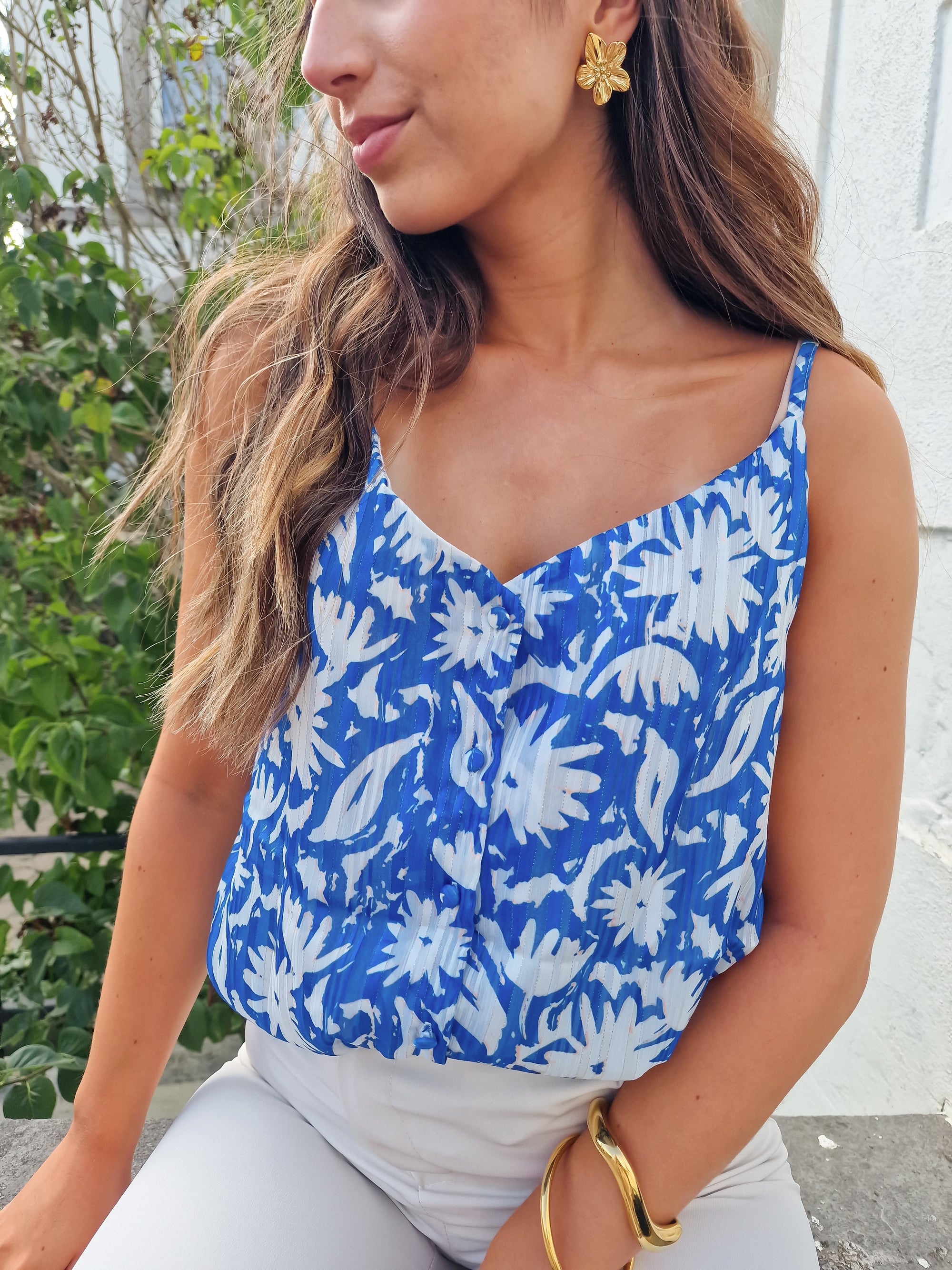 Printed tank top