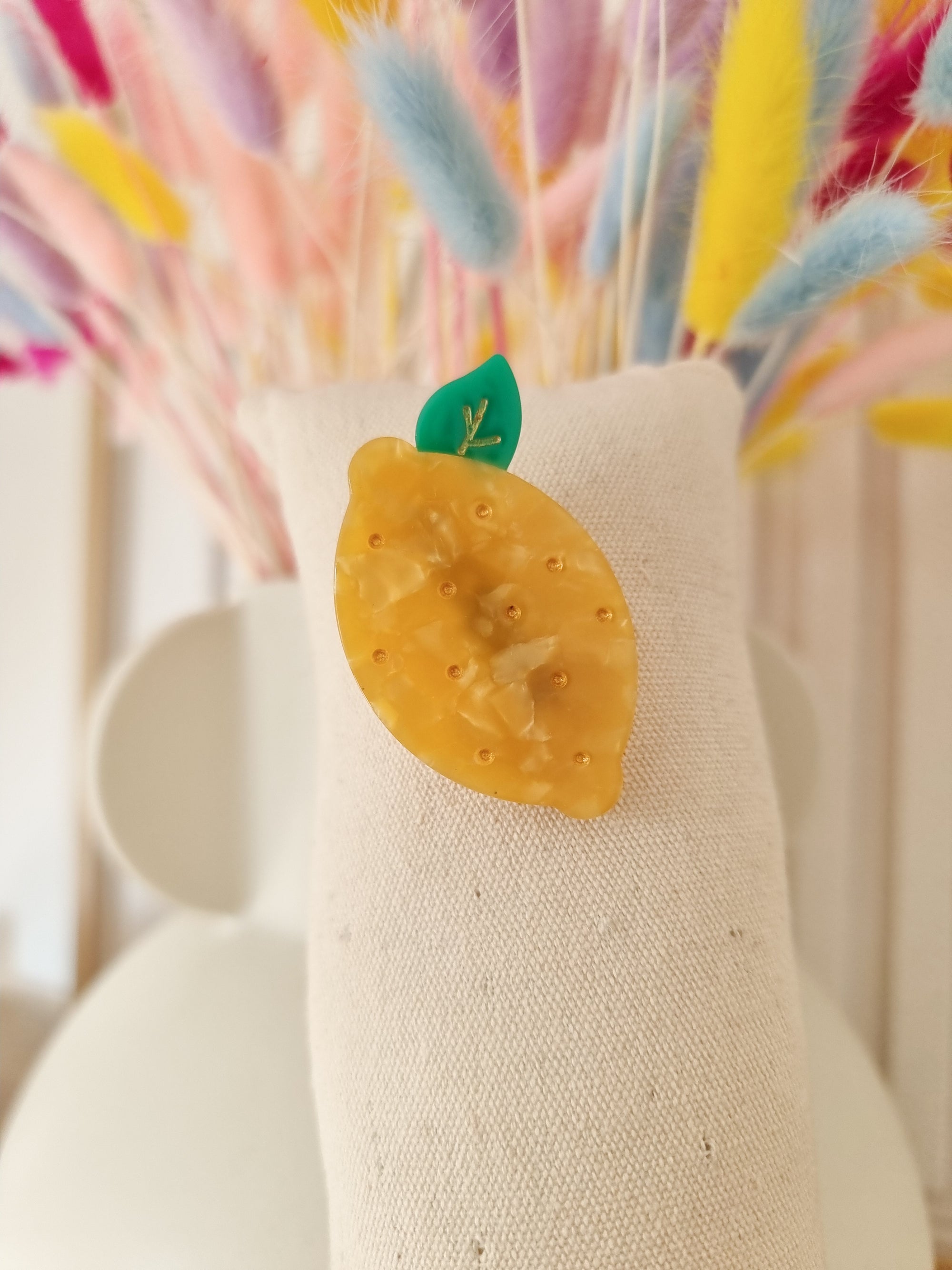 Broche Citron