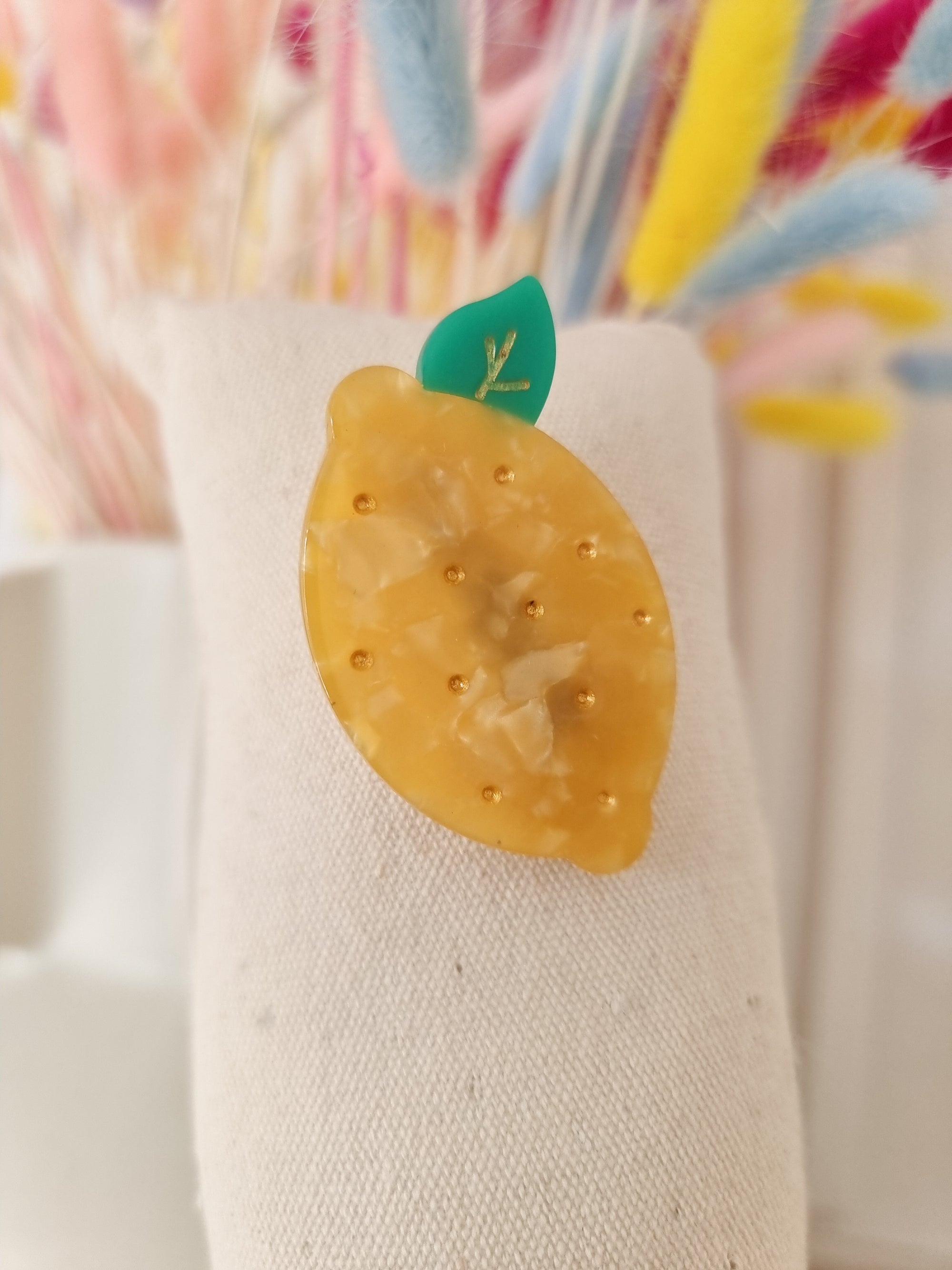 Broche Citron