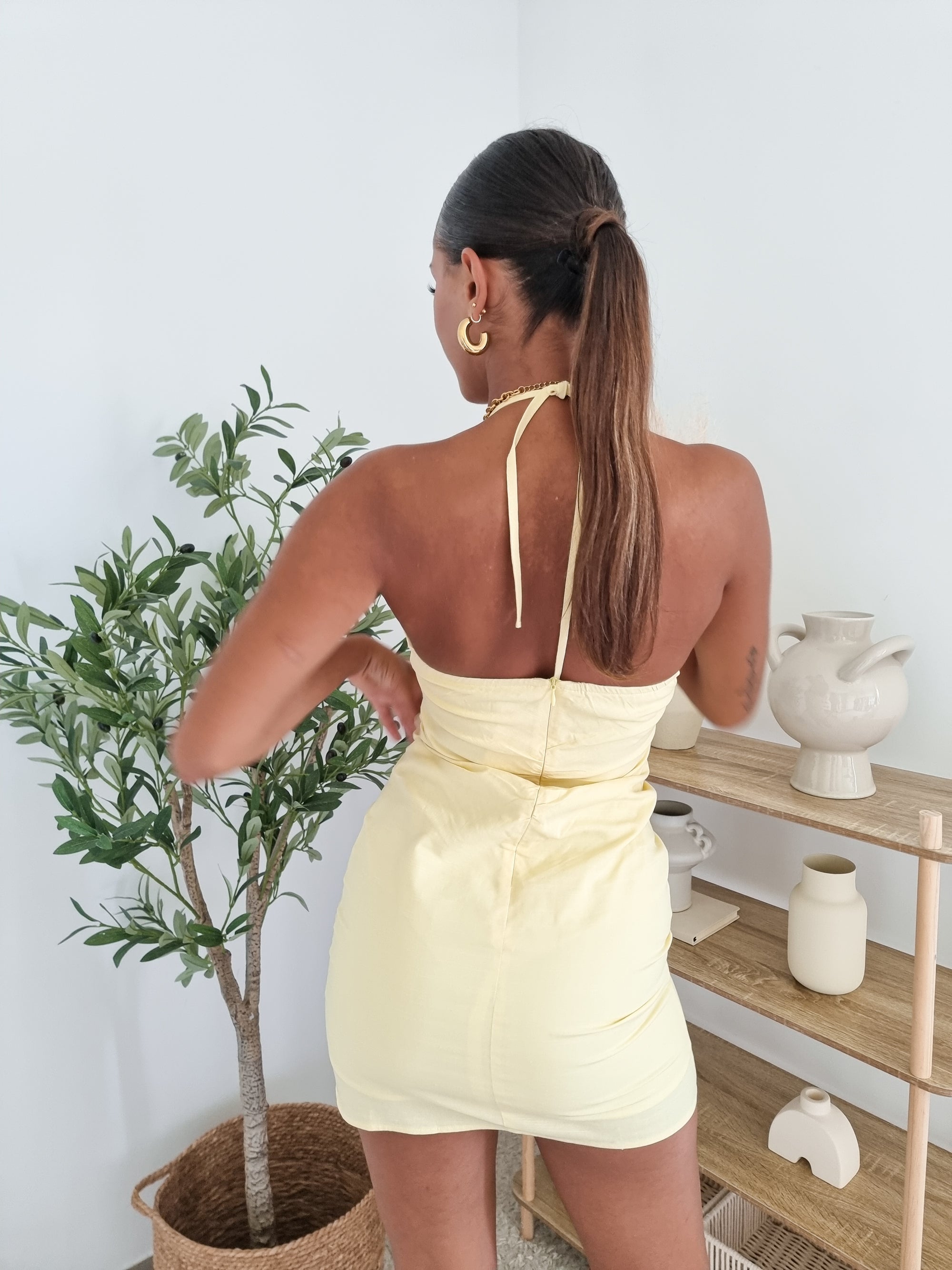 Robe jaune