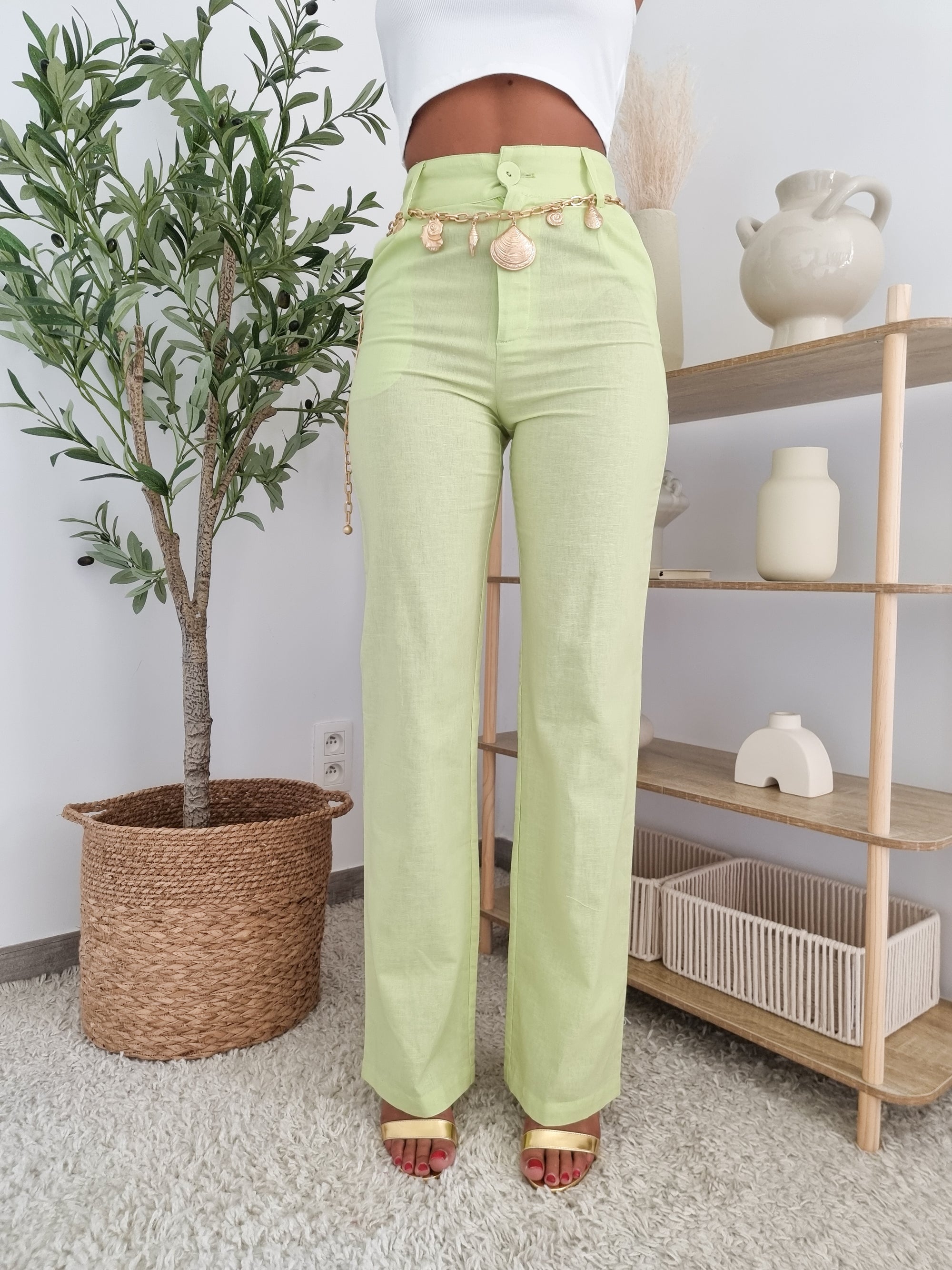 Pantalon lin