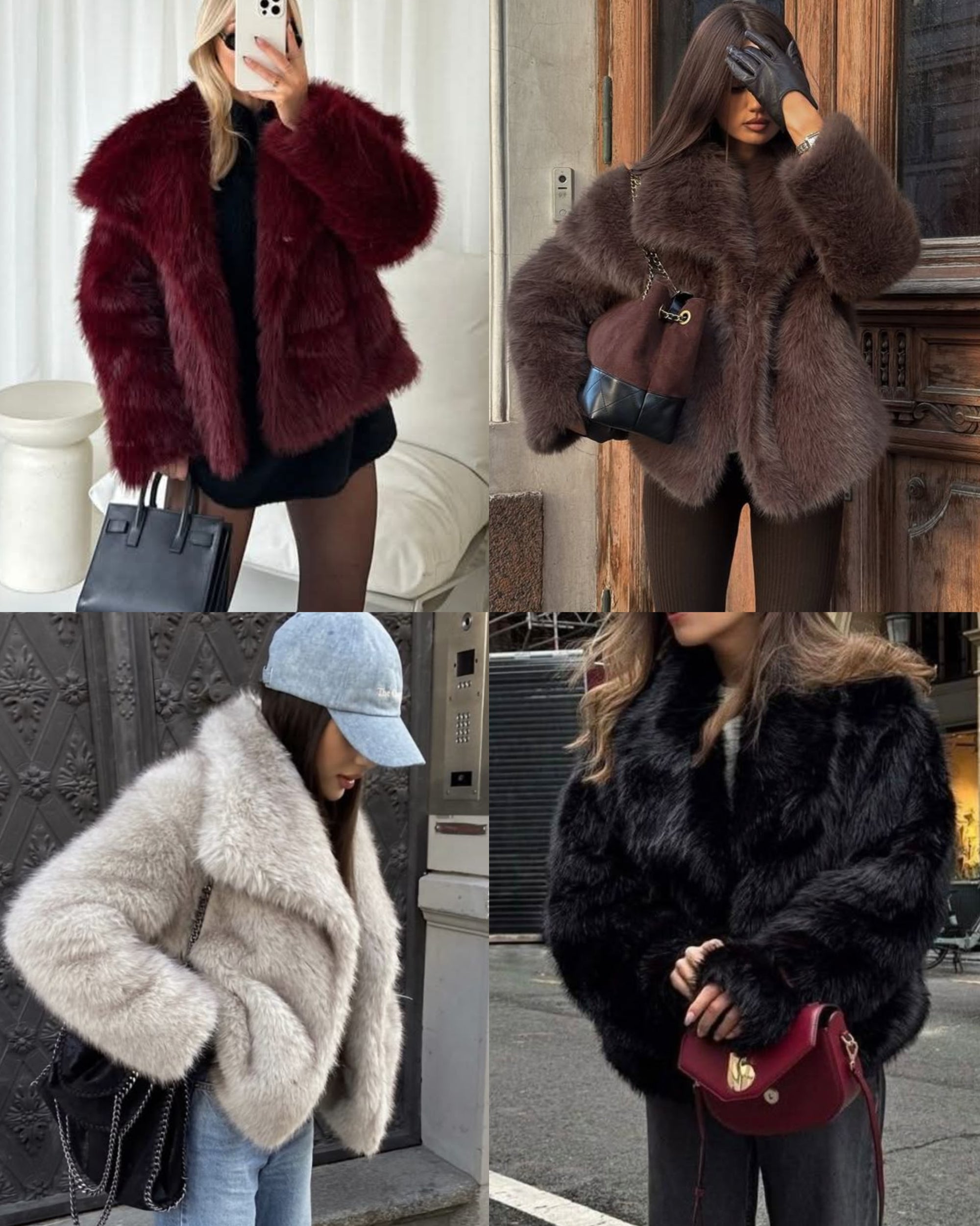 Veste fausse fourrure Gasby