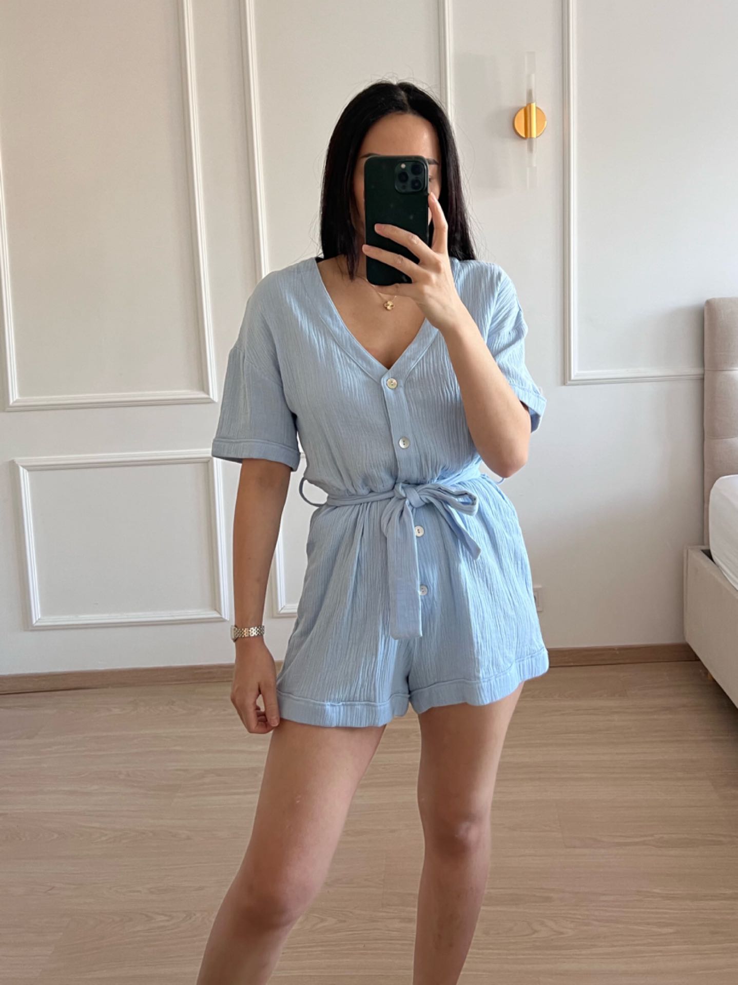 Cotton gauze jumpsuit PRE-ORDER